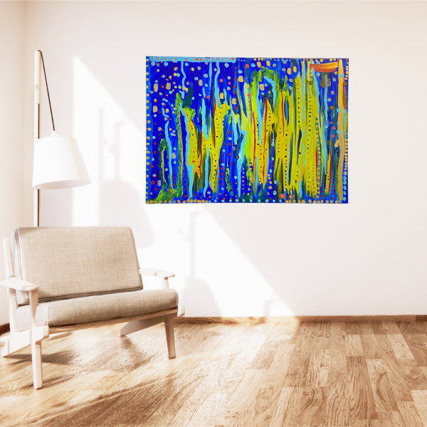 Yellow corals - Impresión sobre lienzo