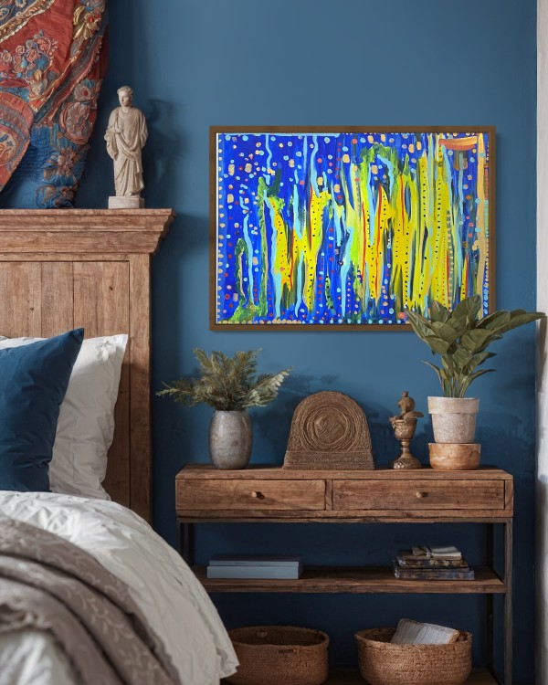 Yellow corals - Impresión sobre lienzo