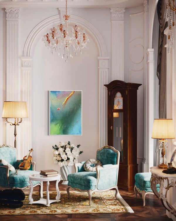 Rain dance-Impresión sobre lienzo